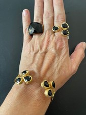 Jewellery Set Bracelet Ring Vintage Inspi Nina Ricci Oscar De Larenta C Lacroix 