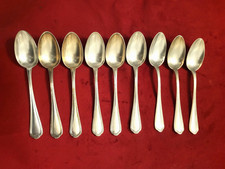 CHRISTOFLE , 9 cuillères à