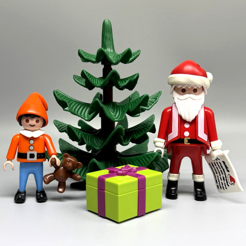 Playmobil santa claus elf male - claus,