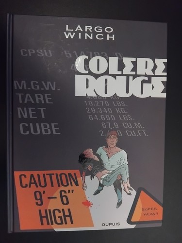 Largo winch colère - bd,