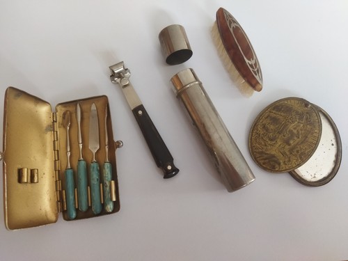 Ancien set nécessaire voyage - nécessaire,