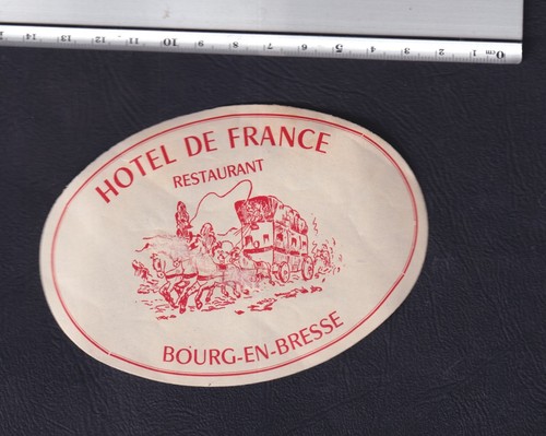 Ancienne étiquette bagage - ,