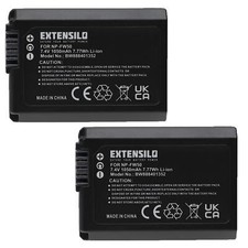 2 Batteries remplace Sony NP-FW50 1050mAh 7,4V