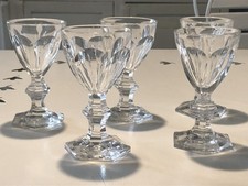 BACCARAT HARCOURT 5 VERRES À