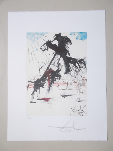 Lithographie salvador dali - salvador,