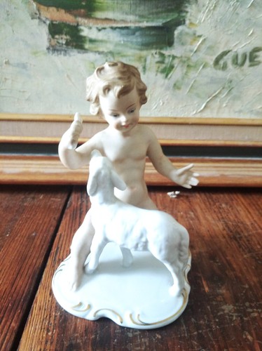 Ancienne statue putti - 01,
