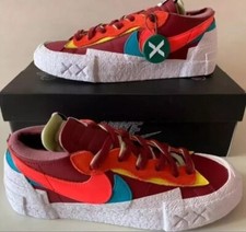NIKE BLAZER LOW SACAI KAWS RED