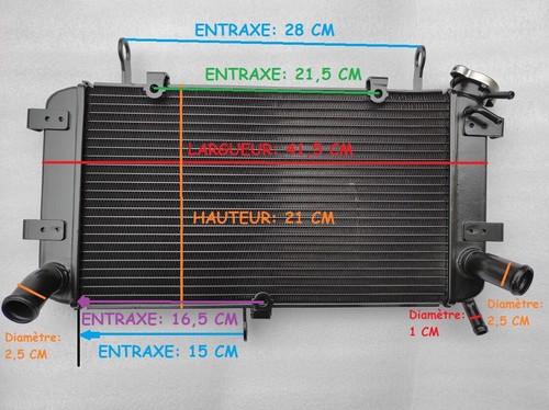 Radiateur gsr 750 - radiateur,