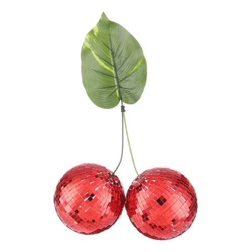 Boule disco cerise rouge - , en