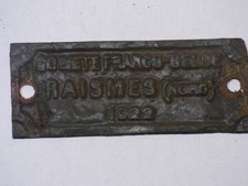 ancienne plaque constructeur