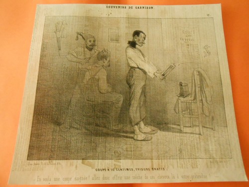 Litho 1845 garnison coupe - litho,