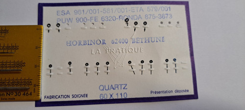 Lot aiguilles pour montre - aiguilles,