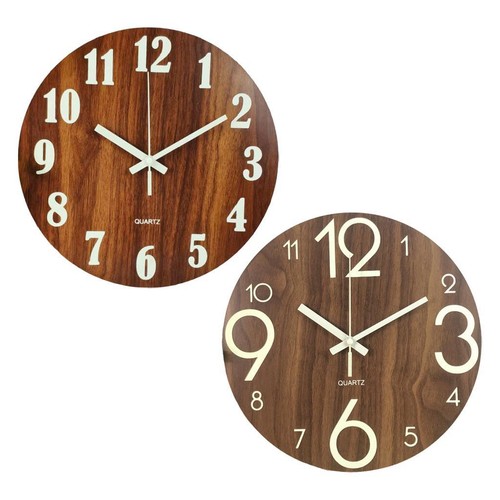Horloge murale lumineuse - , en
