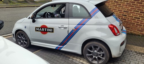 Fiat 500 abarth - deco, martini