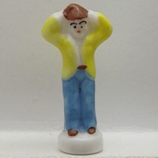 Fève Le Ravi santon en porcelaine Nordia Santibelli 2000 (B04T)