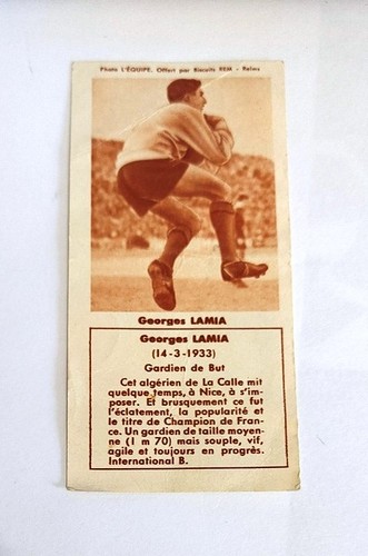 Carte football georges lamia - carte,