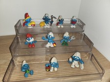 Lot De 10 Schtroumpfs Vintage