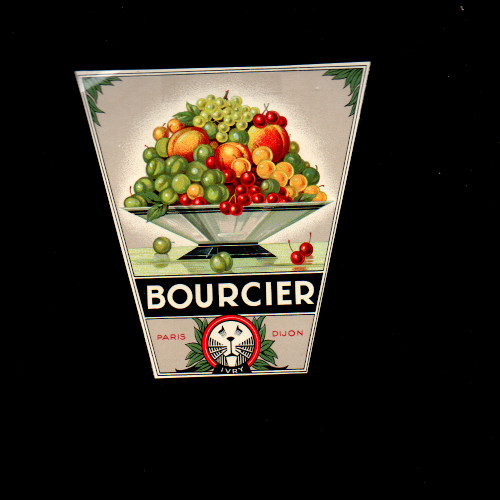 étiquette image ancien