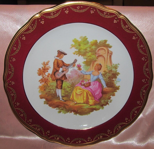 Assiette décorative limoges - décorative,