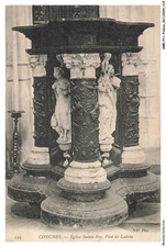 AMRP11-1058-27 - CONCHES - Eglise sainte-foy - Pied de lutrin