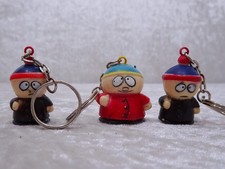 3 X FIGURINE SOUTH PARK PORTE-CLÉS - VINTAGE - LOT - PUBLICITÉ