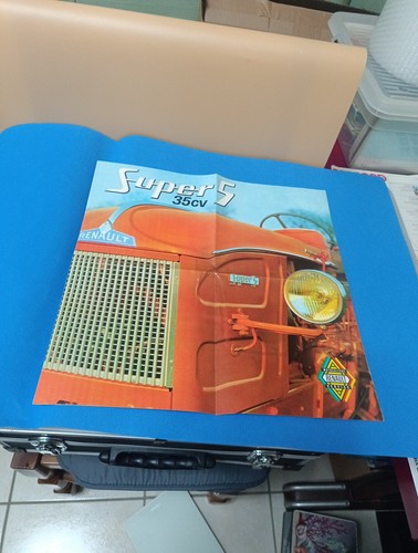 Vintage renault tracteur super - tracteur,