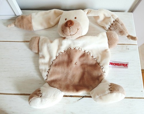 Orchestra doudou lapin plat