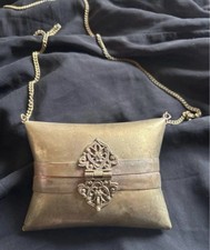 Ancienne Minaudière Cuivre Laiton Bronze Sac À Main  De Bal