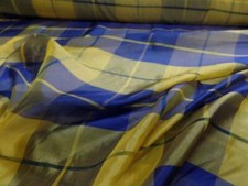 Tissu voile de soie imprimé