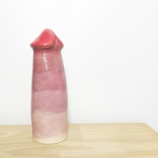 Dildo sex toy ceramique rouge