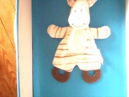 Doudou 7030 plat zebre - doudou, "zdt