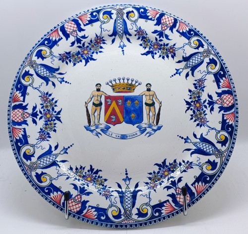 Ancienne assiette plate - ancienne,