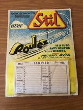 ANCIEN CALENDRIER STIL HUILE