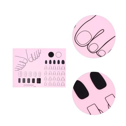 Acrylic nail training mat - acrylic,