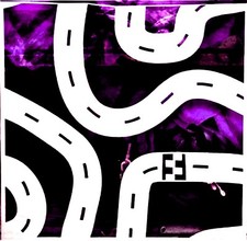 POCHOIR PLASTIQUE 13*13cm 