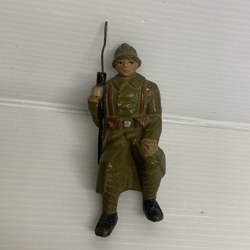 Jouet ancien soldat passager