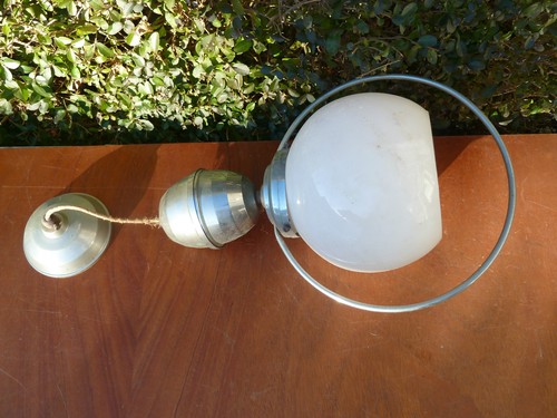Ancien joli lustre bauhaus - ,