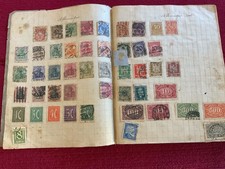 vieille album de timbres