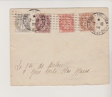 TRES RARE 4 TIMBRES BLANC