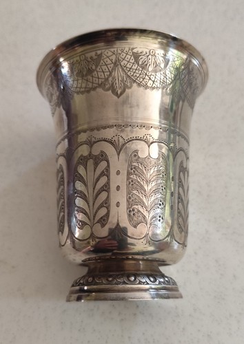Timbale piedouche argent - timbale,