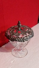 Bonbonnière Cristal et étain