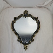 Petit miroir mural en laiton