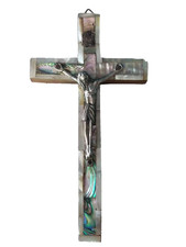 Ancien Crucifix en Nacre