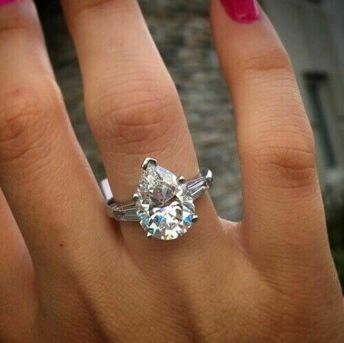 Bague fiançailles or - en,