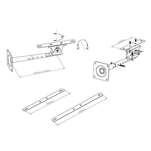 Support panneau solaire - panneau, 5w