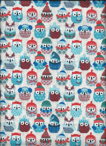 Coupon tissu patchwork noel