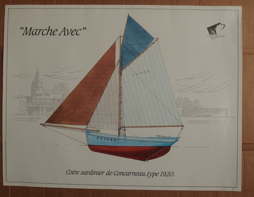 Concarneau affiche hervé - concarneau,