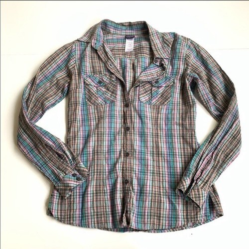 Patagonia multi color flannel