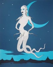 Félix LABISSE : La sangsue, Lithographie originale, signée