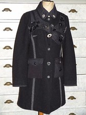 Manteau noir elisa cavaletti - noir,